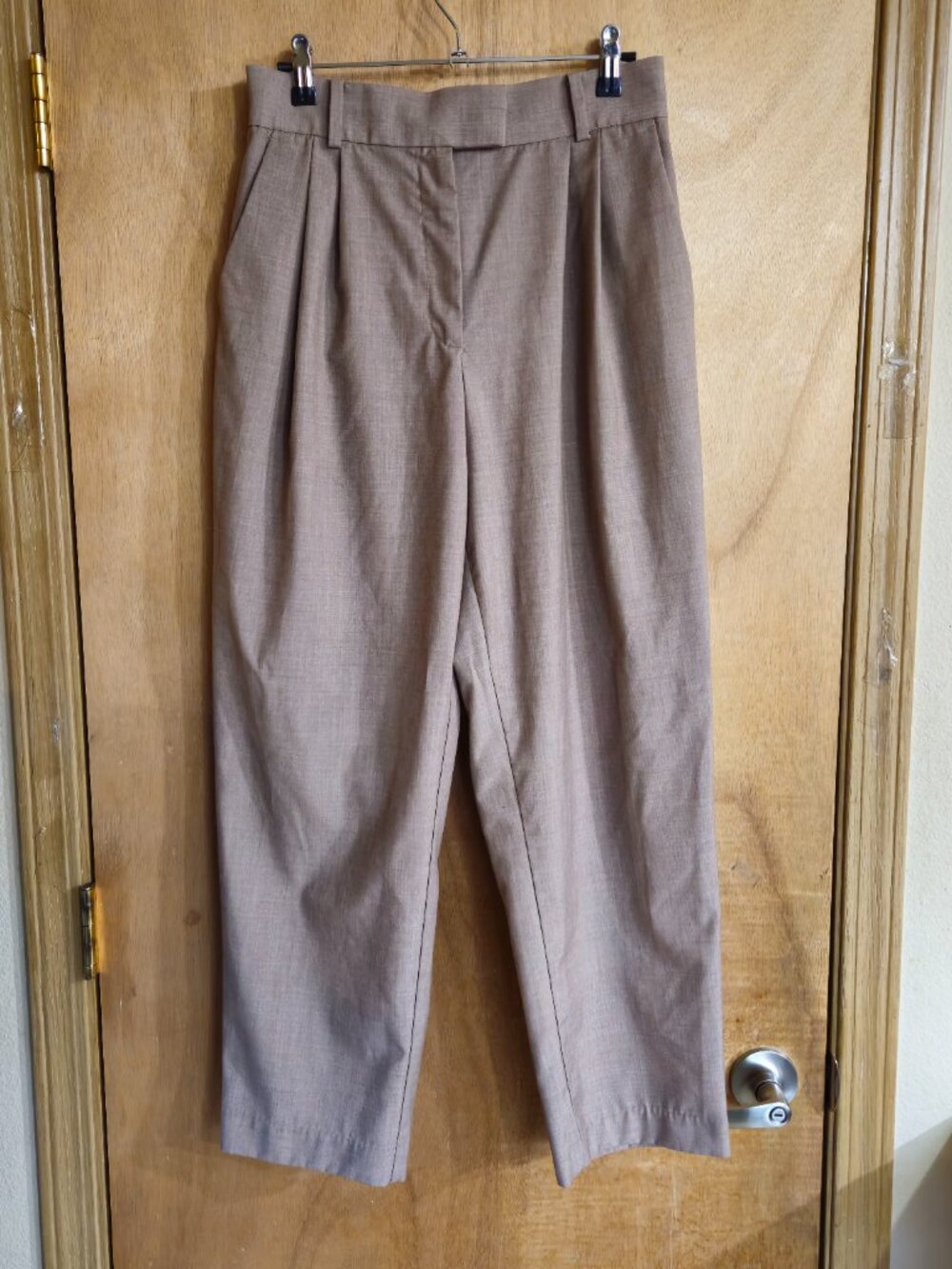 H&M Dress Pants Trousers 8 Light Tan Sand